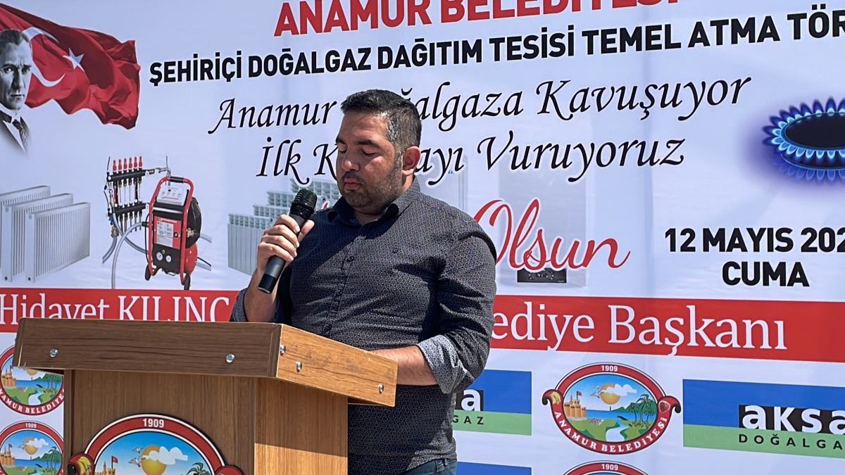 Anamur’da Doğalgaz Dağıtım Alanı Temel Atma Töreni Yapıldı