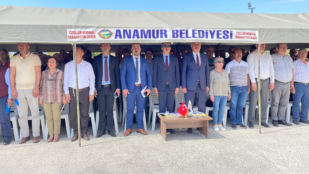Anamur’da Doğalgaz Dağıtım Alanı Temel Atma Töreni Yapıldı