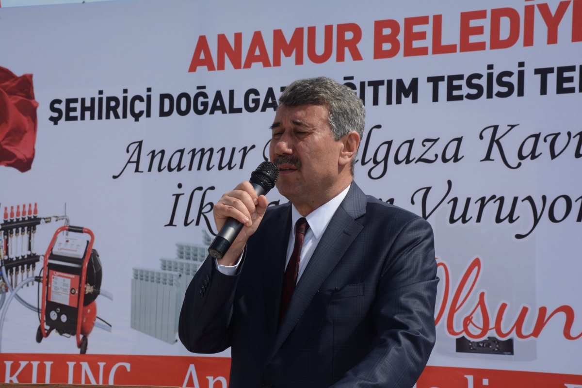Anamur’da Doğalgaz Dağıtım Alanı Temel Atma Töreni Yapıldı