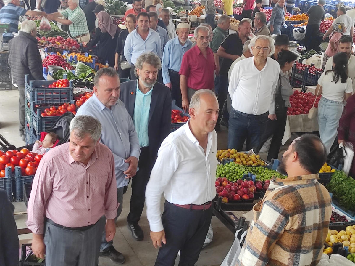 Millet İttifakının Anamur İlçe Başkanları Son Seçim Çalışmalarını Beraber Yaptılar