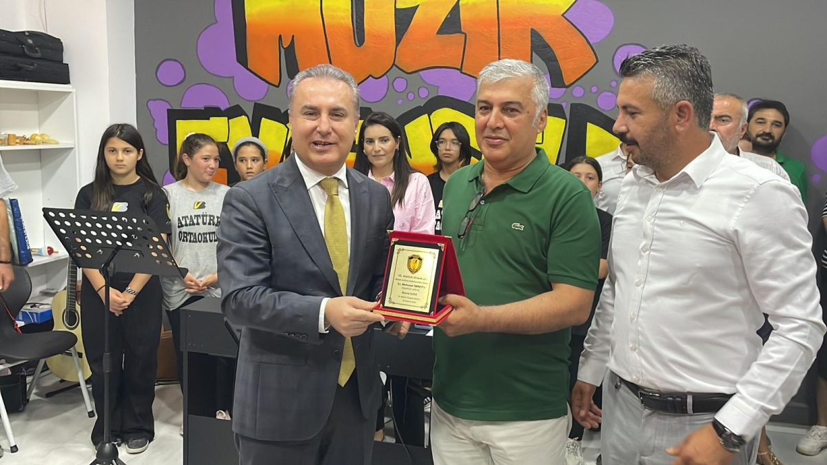 Anamur VB. Atatürk Ortaokulunda Müzik Sınıfı Açılışı Yapıldı..