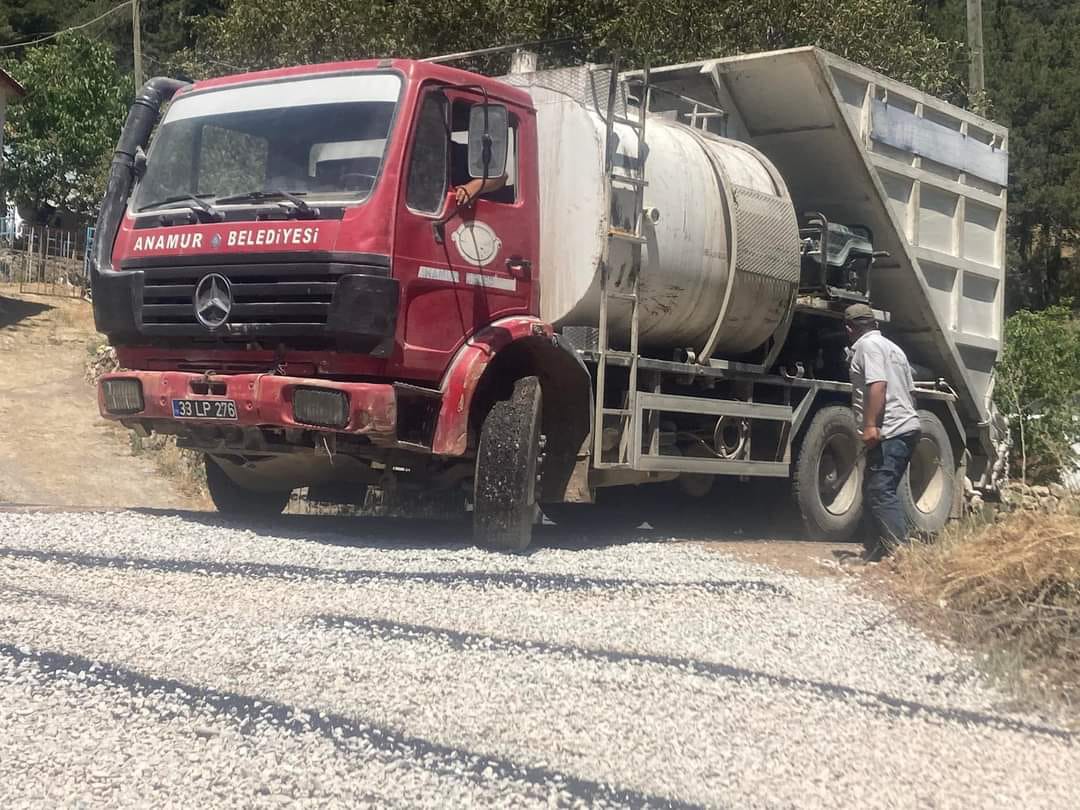 Anamur Belediyesi Yaylalarda Asfalt Çalışmasını Tamamladı.