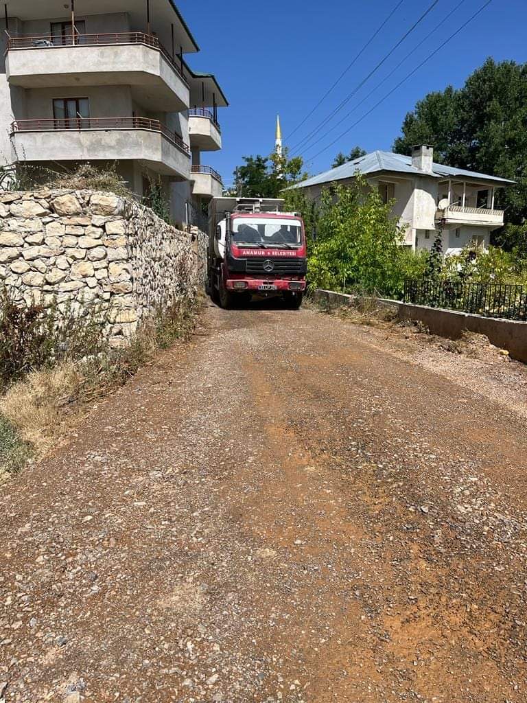 Anamur Belediyesi Yaylalarda Asfalt Çalışmasını Tamamladı.
