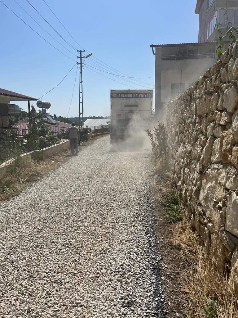 Anamur Belediyesi Yaylalarda Asfalt Çalışmasını Tamamladı.