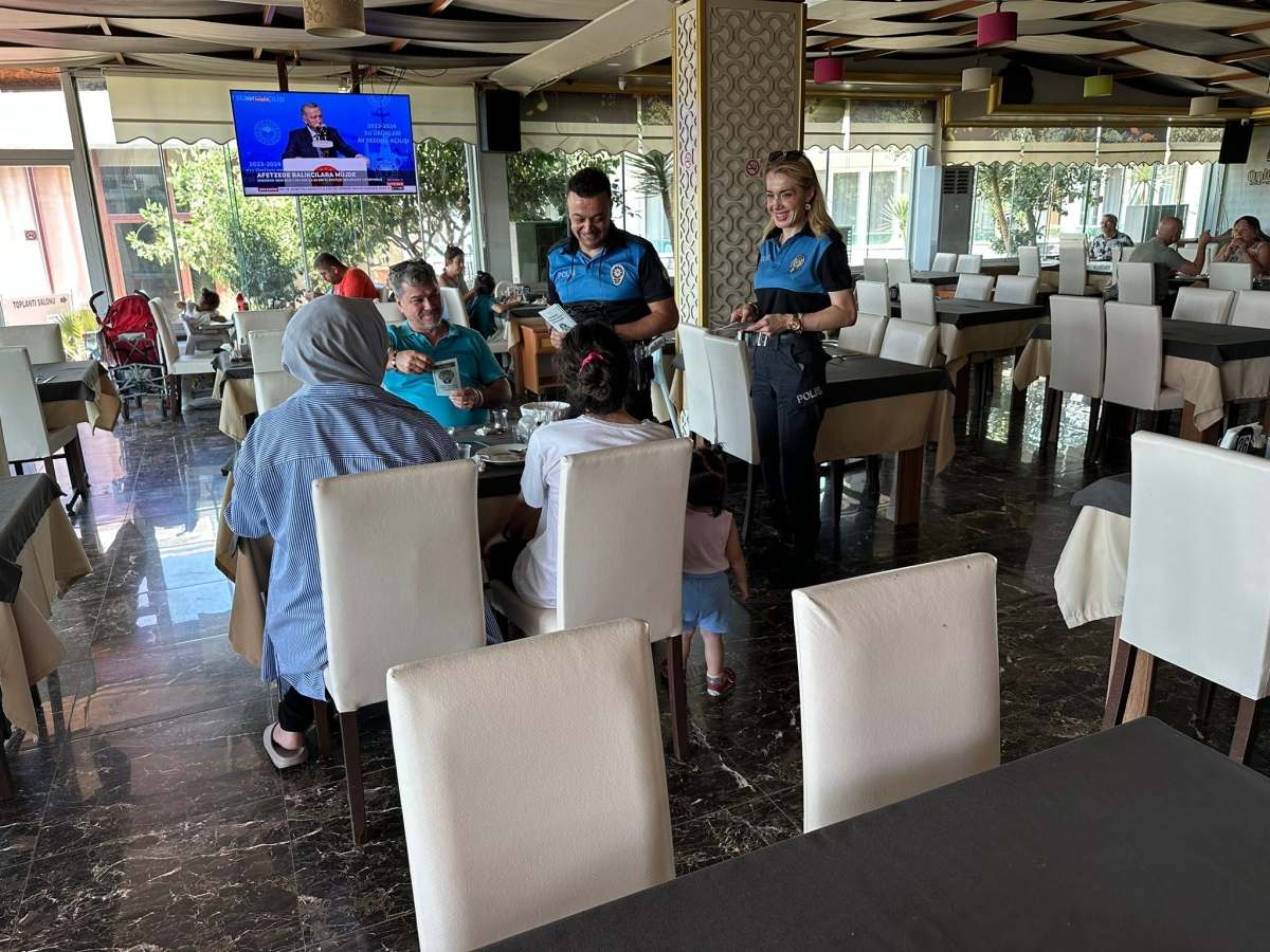 Anamur Polisi Vatandaşları Suda Boğulma Konusunda Uyardı.