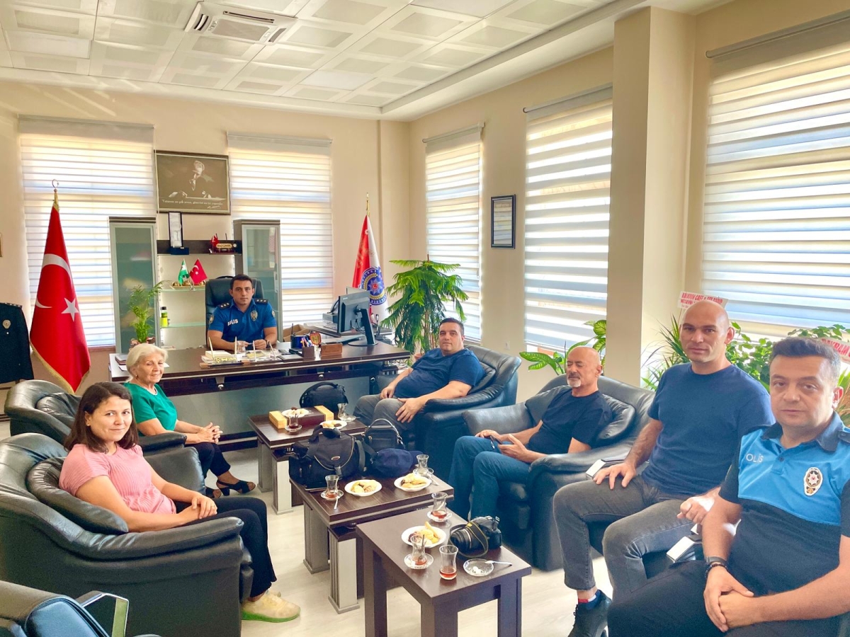 Anamur Gazeteciler Cemiyetinden Yeni Atanan İlçe Emniyet Müdürüne Ziyaret