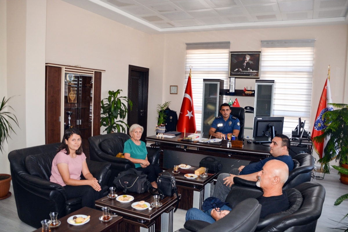 Anamur Gazeteciler Cemiyetinden Yeni Atanan İlçe Emniyet Müdürüne Ziyaret