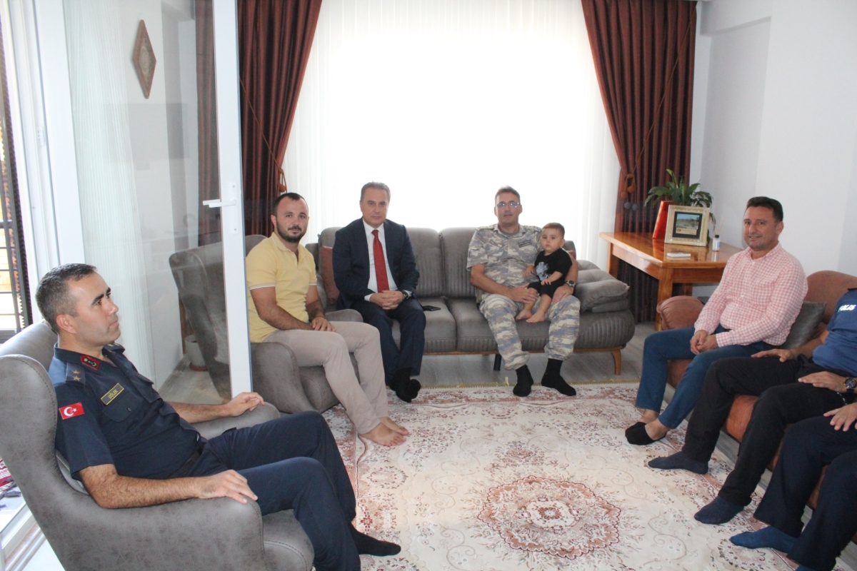 Anamur Kaymakamı Bilal Bozdemir’den Gazi ve Gazi Ailelerine Ziyaret 