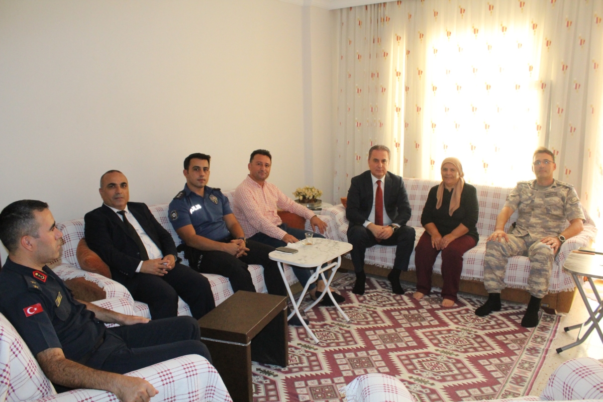 Anamur Kaymakamı Bilal Bozdemir’den Gazi ve Gazi Ailelerine Ziyaret 