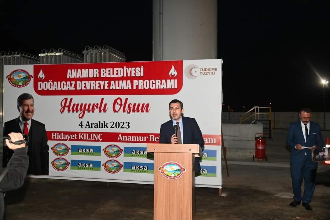 Anamur'da Doğalgaz Kullanımı Resmen Başladı..