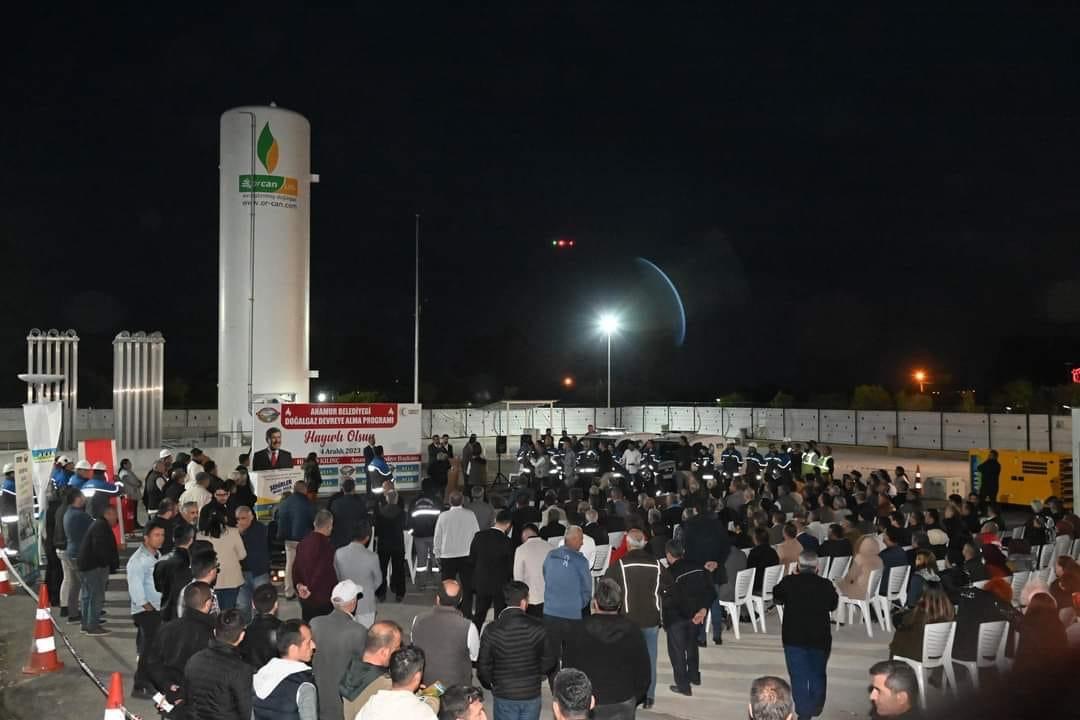 Anamur'da Doğalgaz Kullanımı Resmen Başladı..