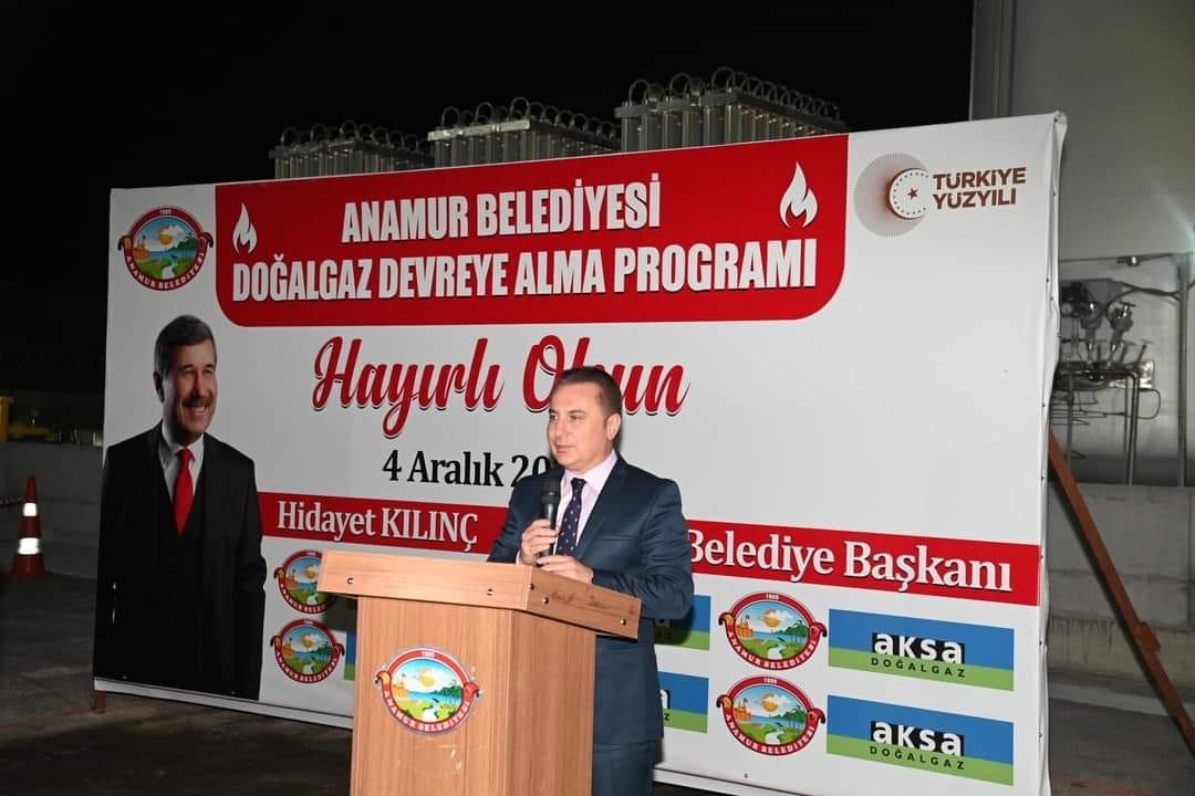 Anamur'da Doğalgaz Kullanımı Resmen Başladı..