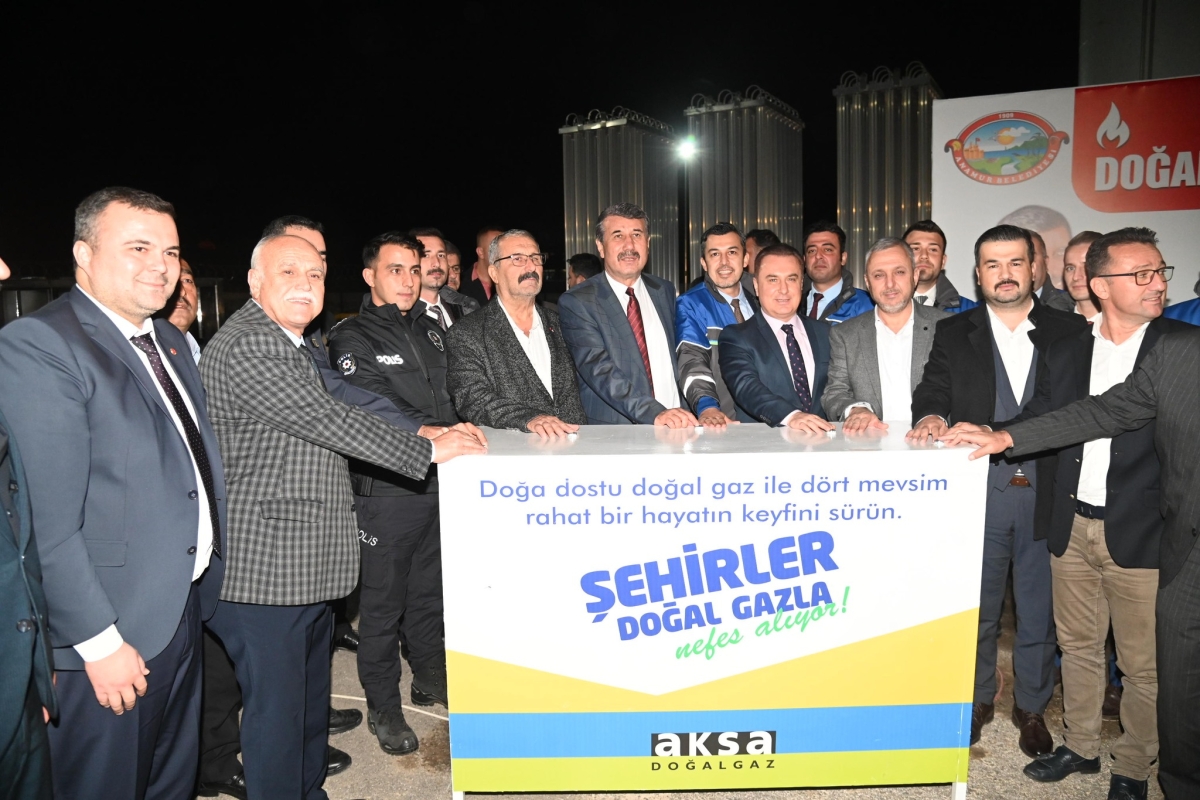 Anamur'da Doğalgaz Kullanımı Resmen Başladı..