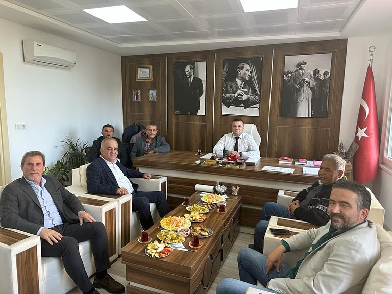 CHP Anamur Belediye Başkan  aday adayı Karan'dan STK'lara ziyaret..