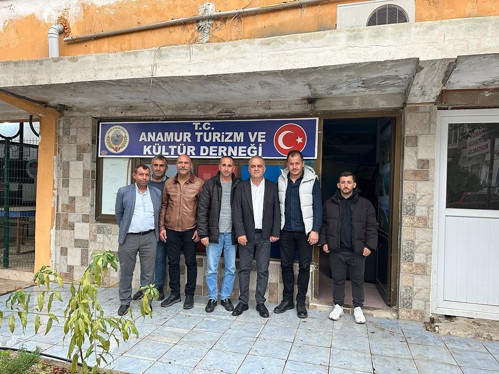 CHP Anamur Belediye Başkan  aday adayı Karan'dan STK'lara ziyaret..