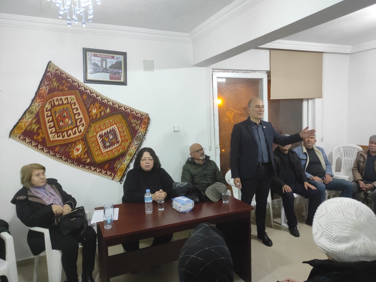 CHP Anamur Belediye Başkan Adayı Durmuş Deniz, İlçe Kaymakamı ve Siyasi Partileri Ziyaret Etti.