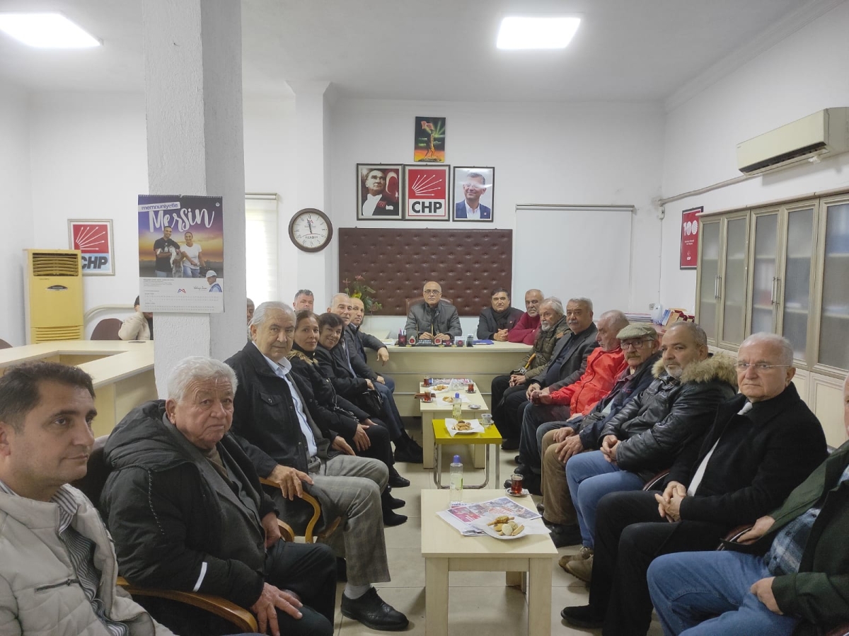 CHP Anamur Belediye Başkan Adayı Durmuş Deniz, İlçe Kaymakamı ve Siyasi Partileri Ziyaret Etti.