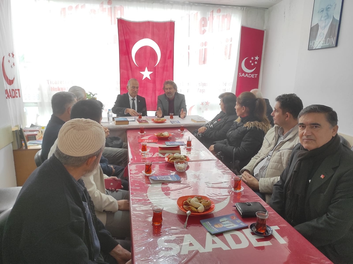 CHP Anamur Belediye Başkan Adayı Durmuş Deniz, İlçe Kaymakamı ve Siyasi Partileri Ziyaret Etti.