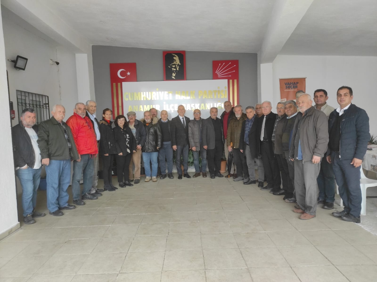CHP Anamur Belediye Başkan Adayı Durmuş Deniz, İlçe Kaymakamı ve Siyasi Partileri Ziyaret Etti.