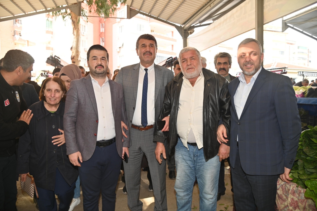 Başkan Kılınç Cumhur İttifakı Olarak Pazar Esnafını Ziyaret etti.