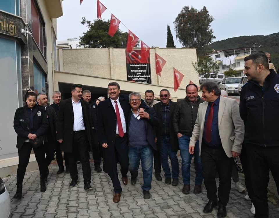Cumhur ittifakının Adayı Kılınç, CHP İlçe Başkanlığına da Ziyarette Bulundu..