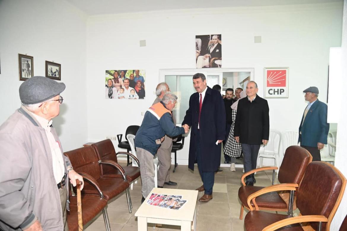 Cumhur ittifakının Adayı Kılınç, CHP İlçe Başkanlığına da Ziyarette Bulundu..