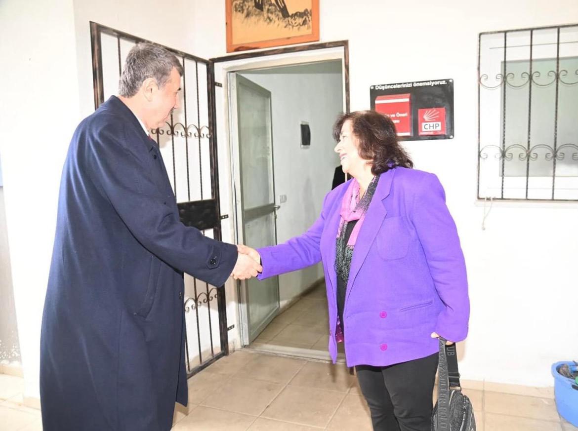 Cumhur ittifakının Adayı Kılınç, CHP İlçe Başkanlığına da Ziyarette Bulundu..
