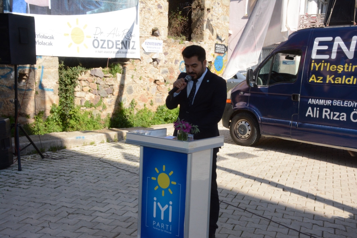 İYİ Parti Anamur İlçe Başkanlığı Adayını Tanıttı..