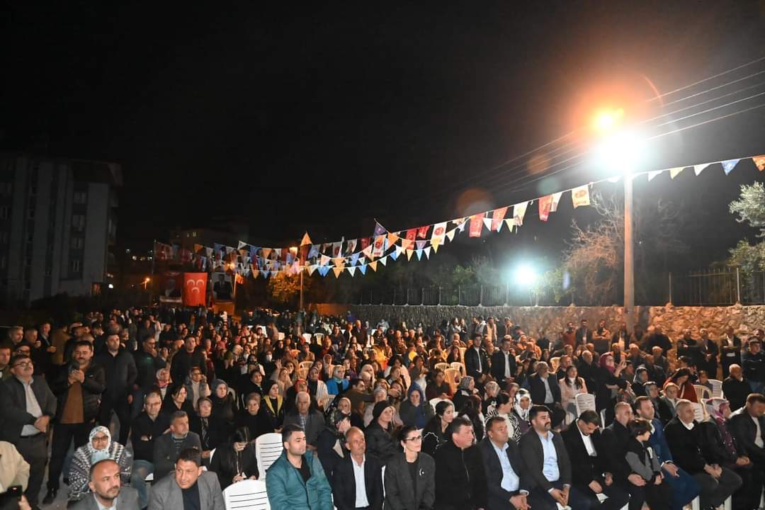 Bahçelievler Mahallesi’nde Miting Gibi Karşılama