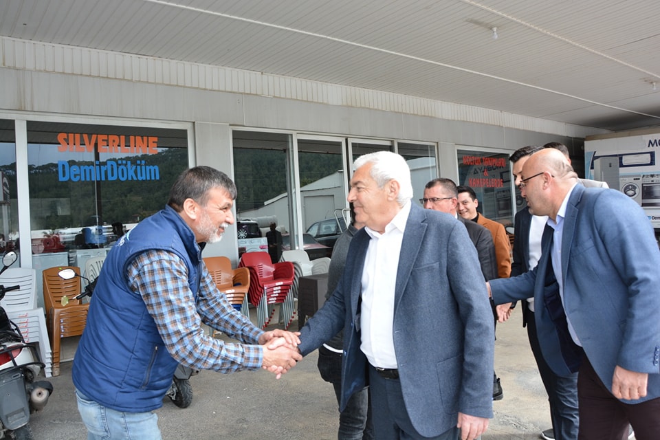 Cumhur İttifakı Adayı Mustafa ÇETİNKAYA’dan Bozyazı D-400’de Esnaf Ziyareti..