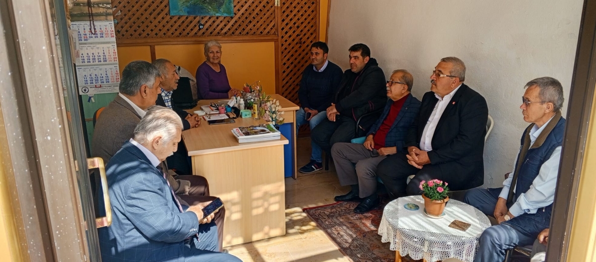 DP Anamur Belediye Başkan Adayı KARAMAN Gazetecileri Ziyaret Etti.
