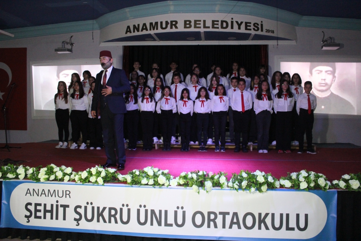 Anamur’da12 Mart İstiklal Marşının Kabulü ve M. Akif ERSOY’u Anma Programı Düzenlendi.