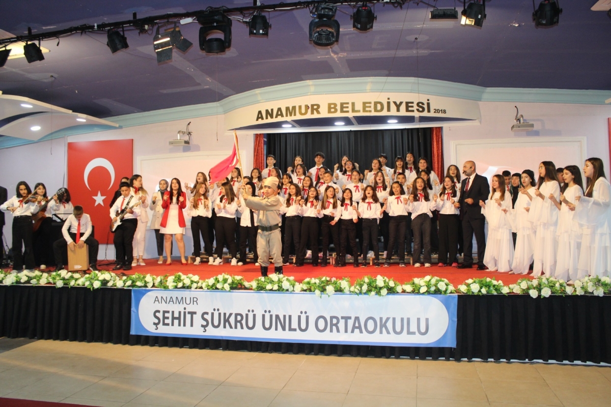 Anamur’da12 Mart İstiklal Marşının Kabulü ve M. Akif ERSOY’u Anma Programı Düzenlendi.