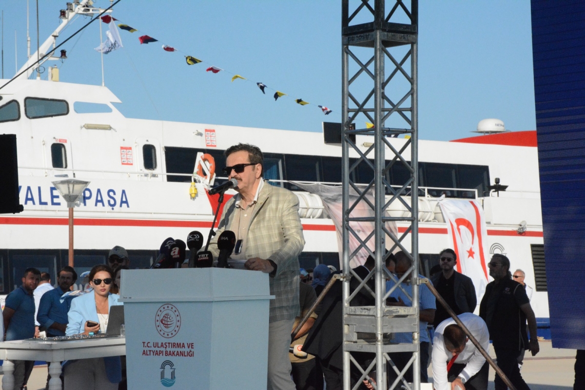 Anamur Feribot ve Deniz Uçağı İskelesi Törenle Açıldı..