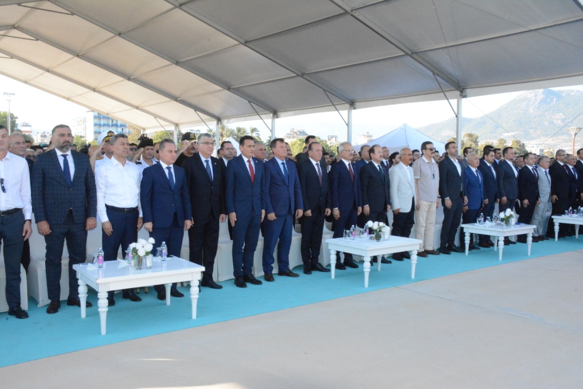 Anamur Feribot ve Deniz Uçağı İskelesi Törenle Açıldı..