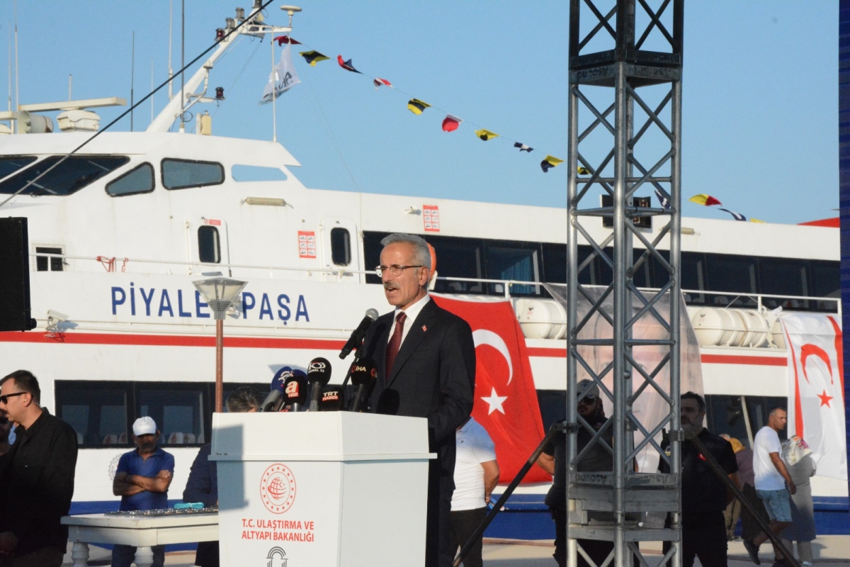 Anamur Feribot ve Deniz Uçağı İskelesi Törenle Açıldı..