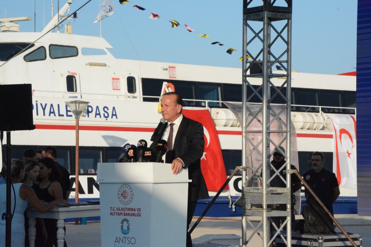Anamur Feribot ve Deniz Uçağı İskelesi Törenle Açıldı..