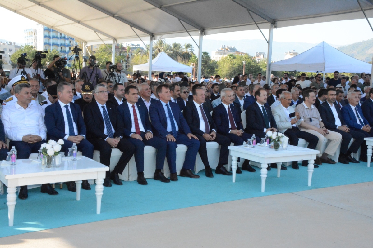 Anamur Feribot ve Deniz Uçağı İskelesi Törenle Açıldı..