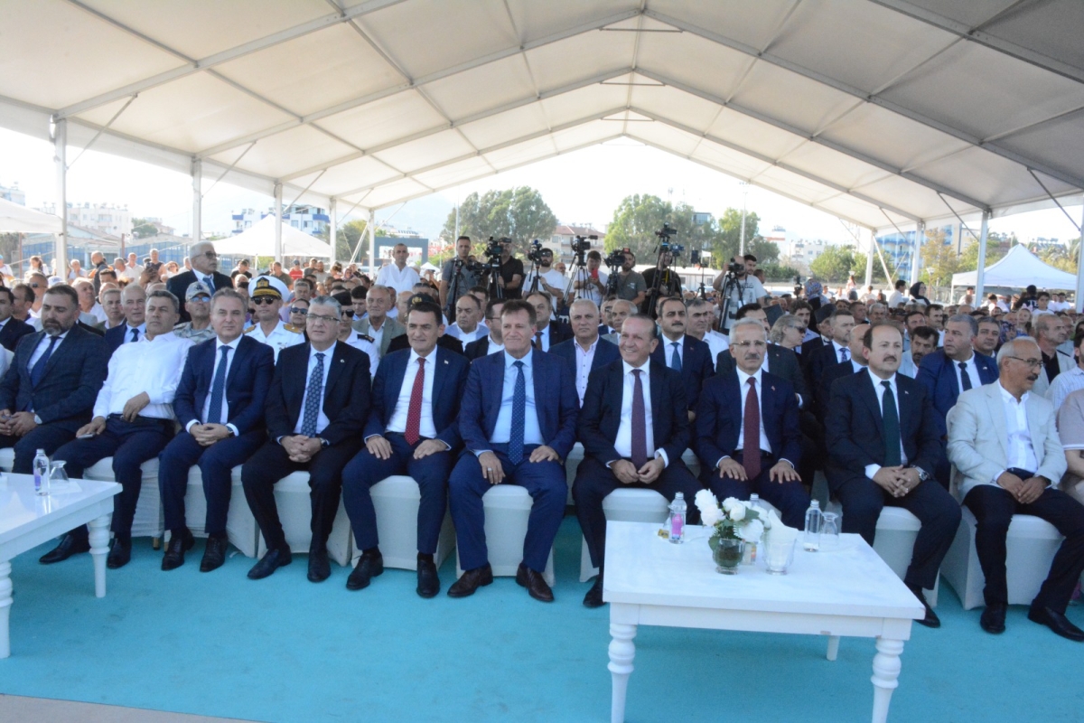 Anamur Feribot ve Deniz Uçağı İskelesi Törenle Açıldı..
