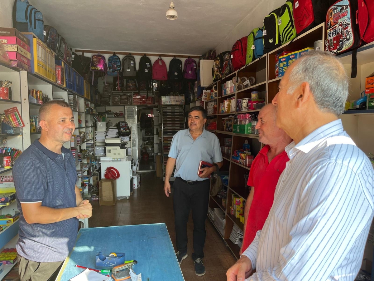 Başkan Deniz Esnaf Ziyareti.