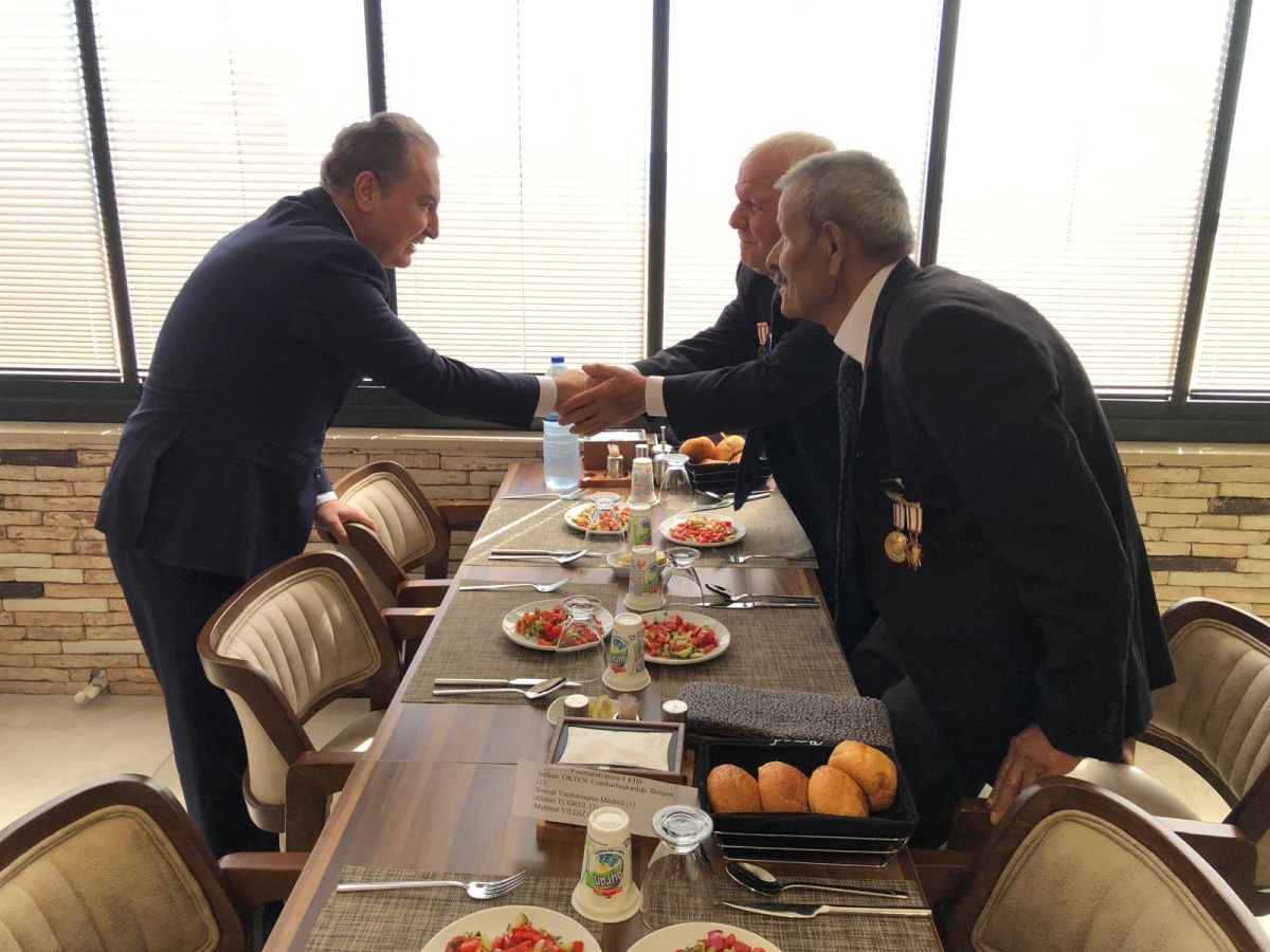19 Eylül Gaziler Günü İlçemizde Çelenk Sunma Töreni ile Kutlandı