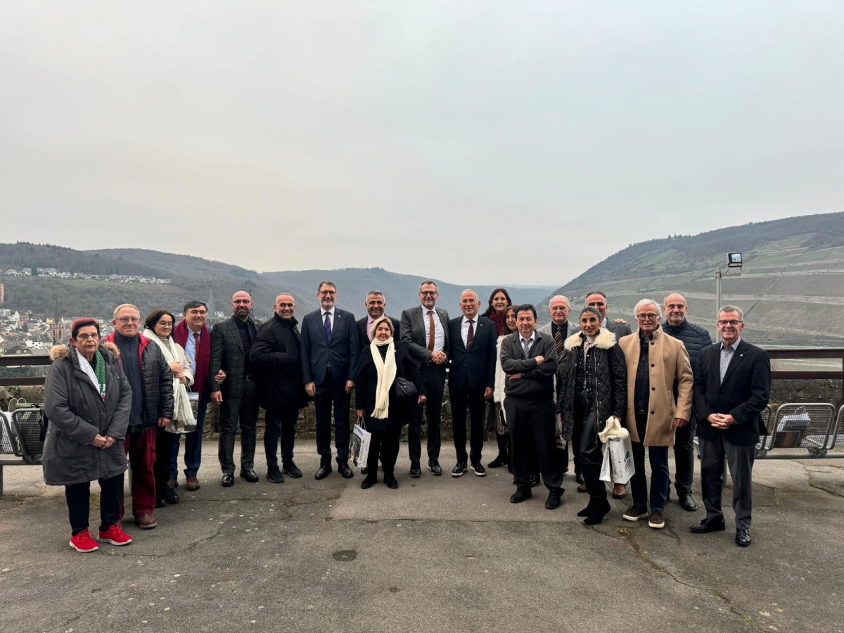 Anamur Belediye Başkanı Durmuş Deniz, Kardeş Kent Bingen'i Ziyaret Etti 