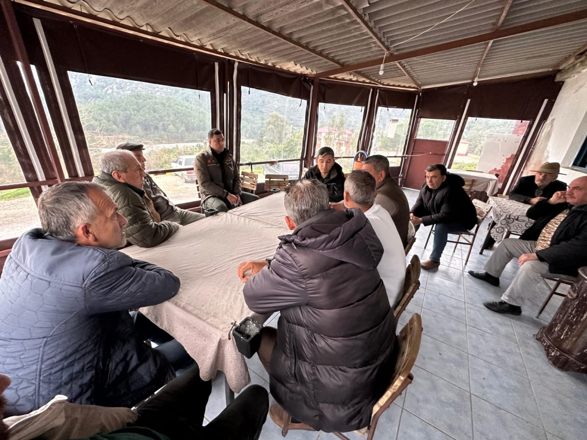 Anamur’da Kırsal Mahallelerde Orman Yangınını Önlemek Üzere Toplantılar Ypılıyor..