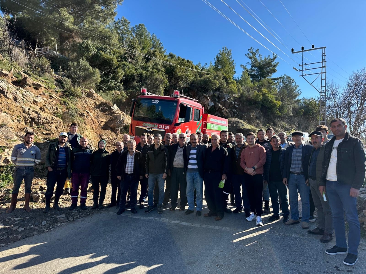 Anamur’da Kırsal Mahallelerde Orman Yangınını Önlemek Üzere Toplantılar Ypılıyor..