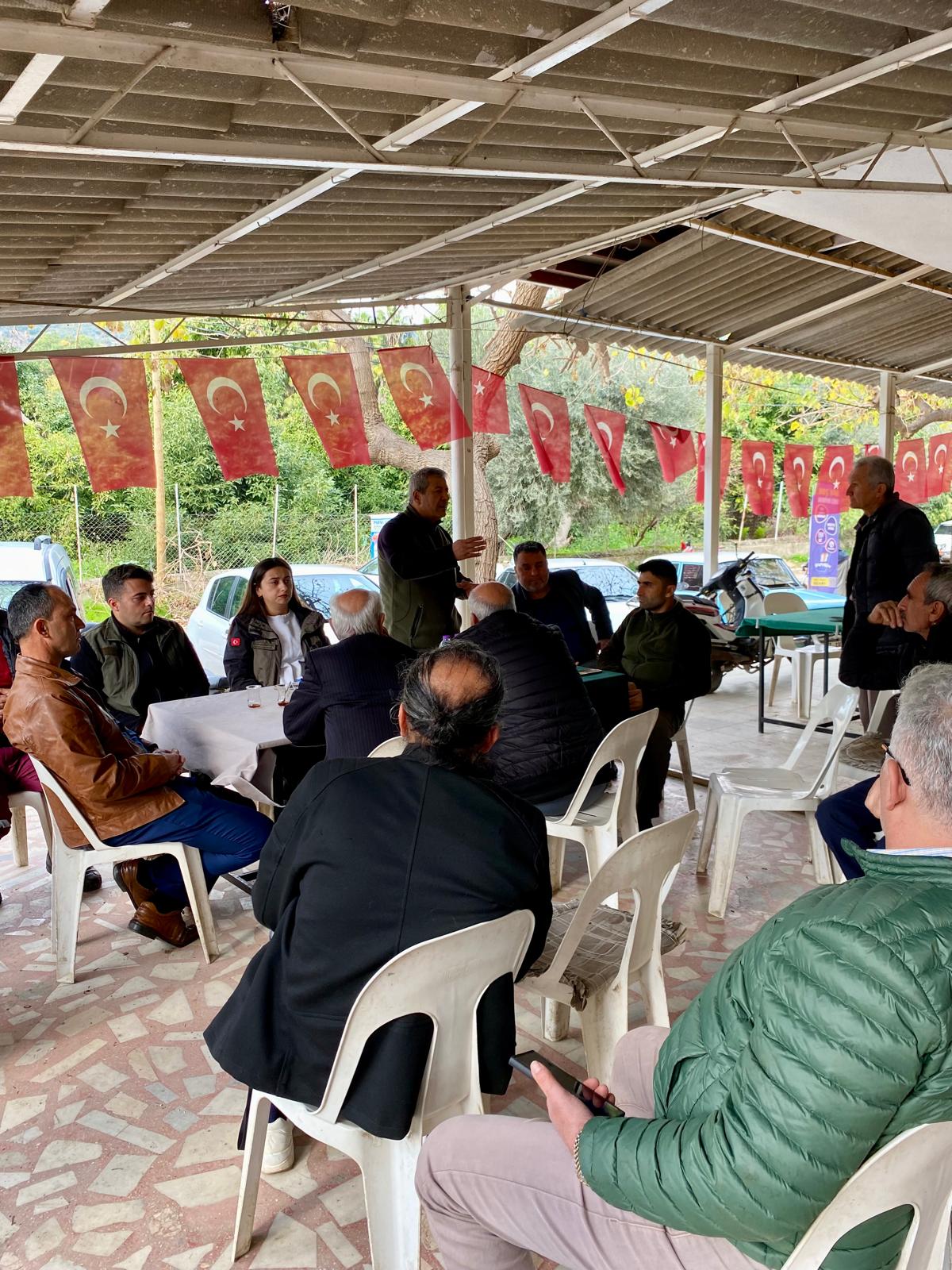 Anamur’da Kırsal Mahallelerde Orman Yangınını Önlemek Üzere Toplantılar Ypılıyor..
