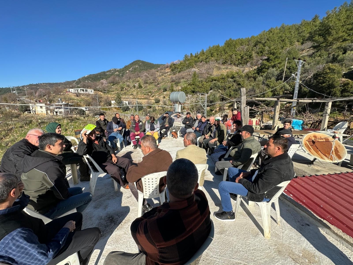 Anamur’da Kırsal Mahallelerde Orman Yangınını Önlemek Üzere Toplantılar Ypılıyor..