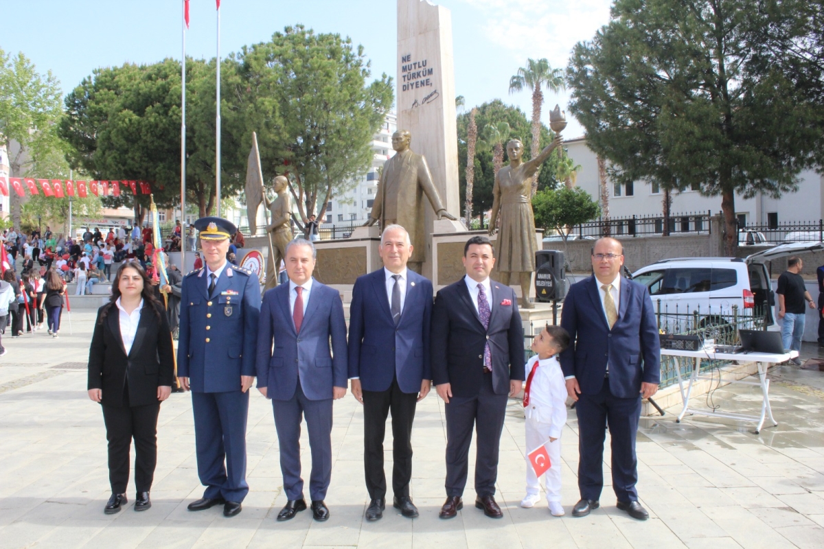 23 Nisan Ulusal Egemenlik ve Çocuk Bayramı Anamur’da Coşkuyla Kutlandı