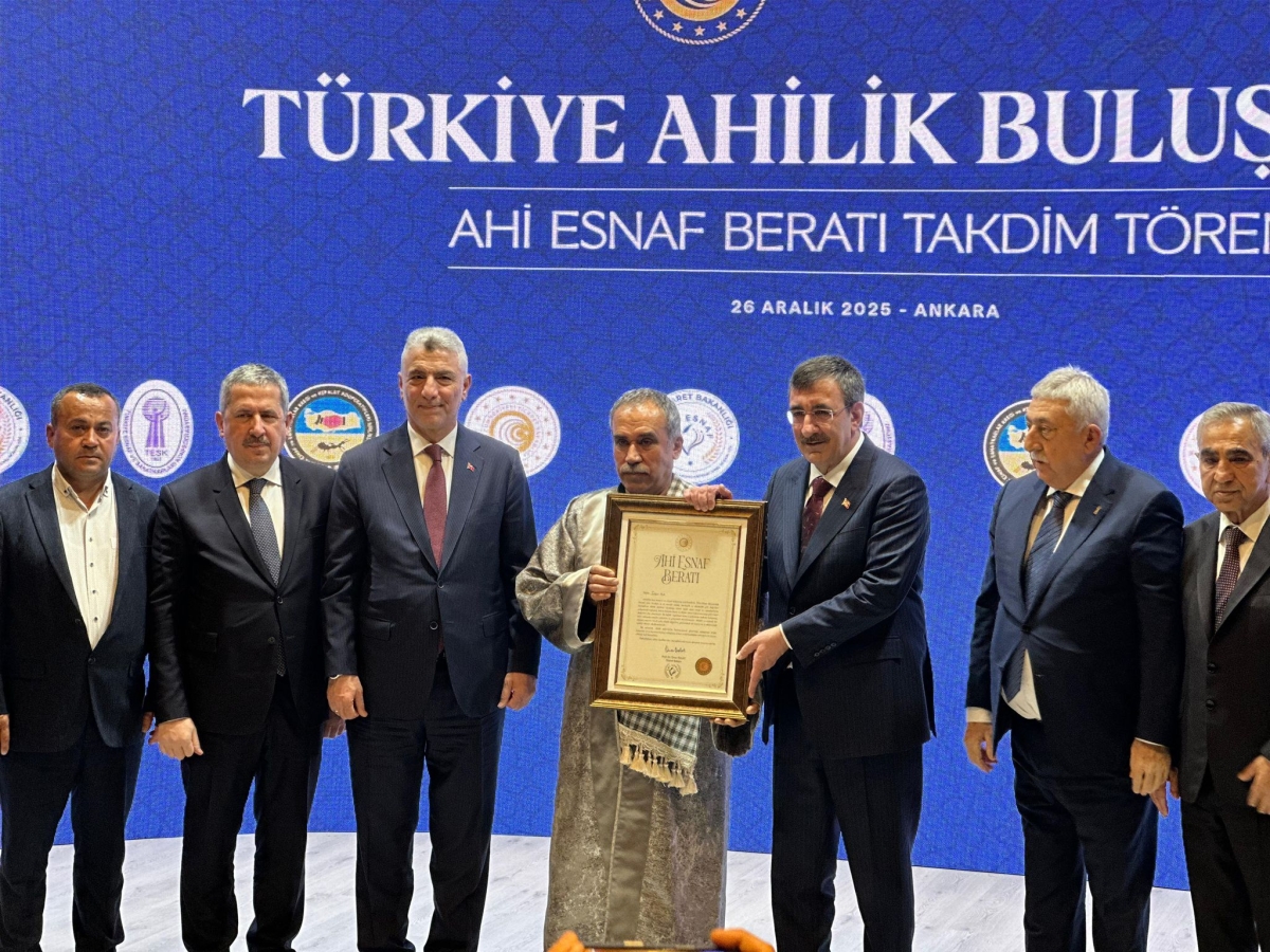 Anamur Esnaf Odası Başkanı Poçulu, Ahi Esnaf Beratı Takdim Töreni’ne katıldı