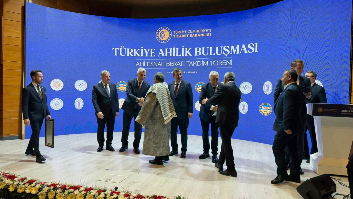 Anamur Esnaf Odası Başkanı Poçulu, Ahi Esnaf Beratı Takdim Töreni’ne katıldı