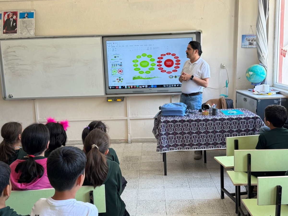 Anamur Belediyesi İlkokul Öğrencilerine Çevre Bilinci ve Sıfır Atık Eğitimi Verdi. 